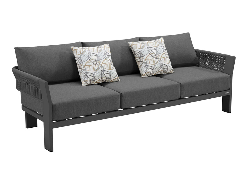 5-miestna záhradná sedacia súprava Higold Borromeo, antracitová