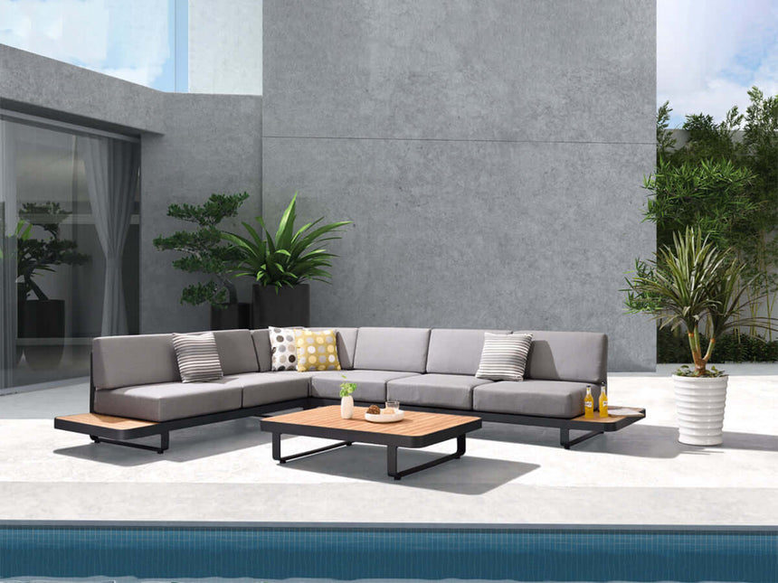 5-miestna záhradná rohová súprava Higold New Polo