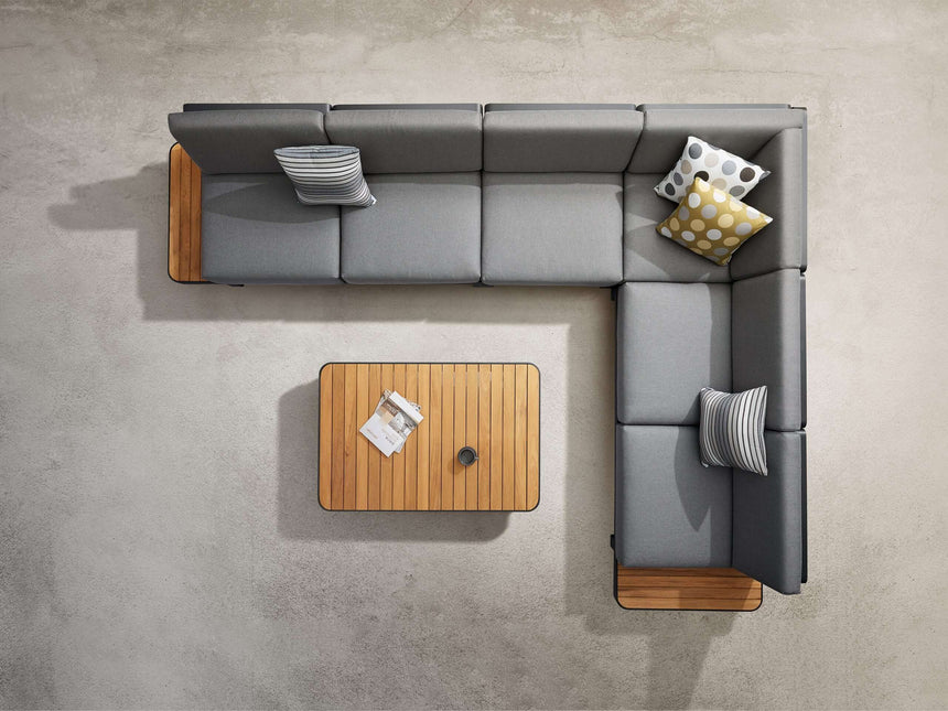 5-miestna záhradná rohová súprava Higold New Polo