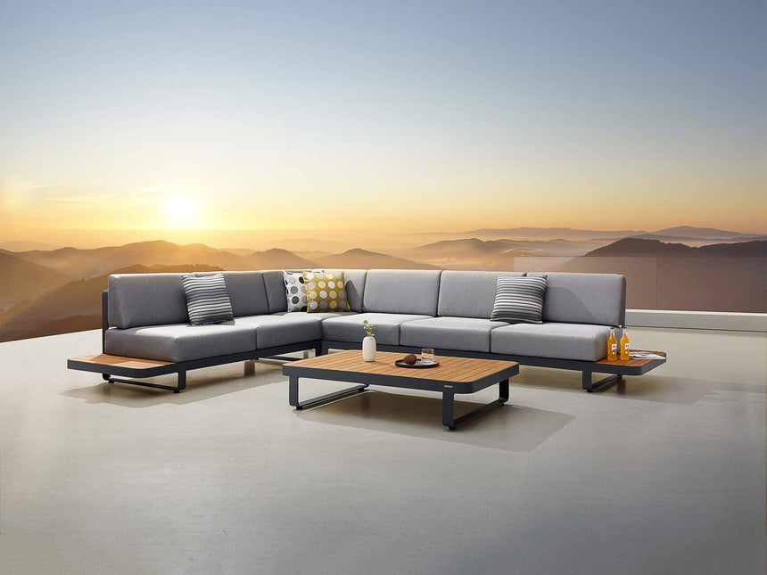 5-miestna záhradná rohová súprava Higold New Polo