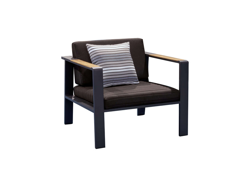 Higold Nofi - 5-miestna záhradná pohovka, čierna