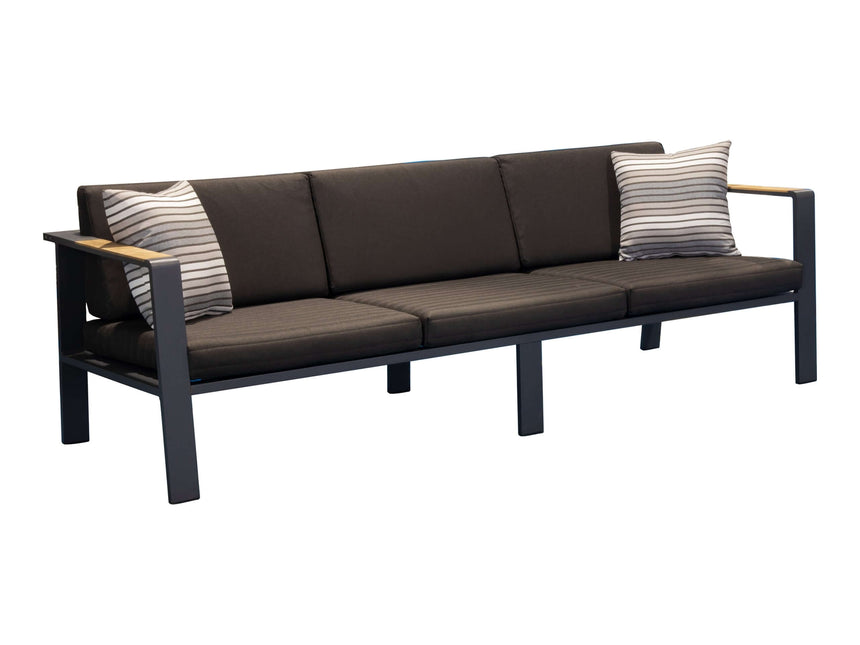 Higold Nofi - 5-miestna záhradná pohovka, čierna