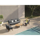 5-miestna záhradná sedacia súprava Higold Vasca, antracitová