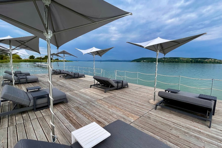 Záhradné ležadlo Grattoni Bite D, antracit