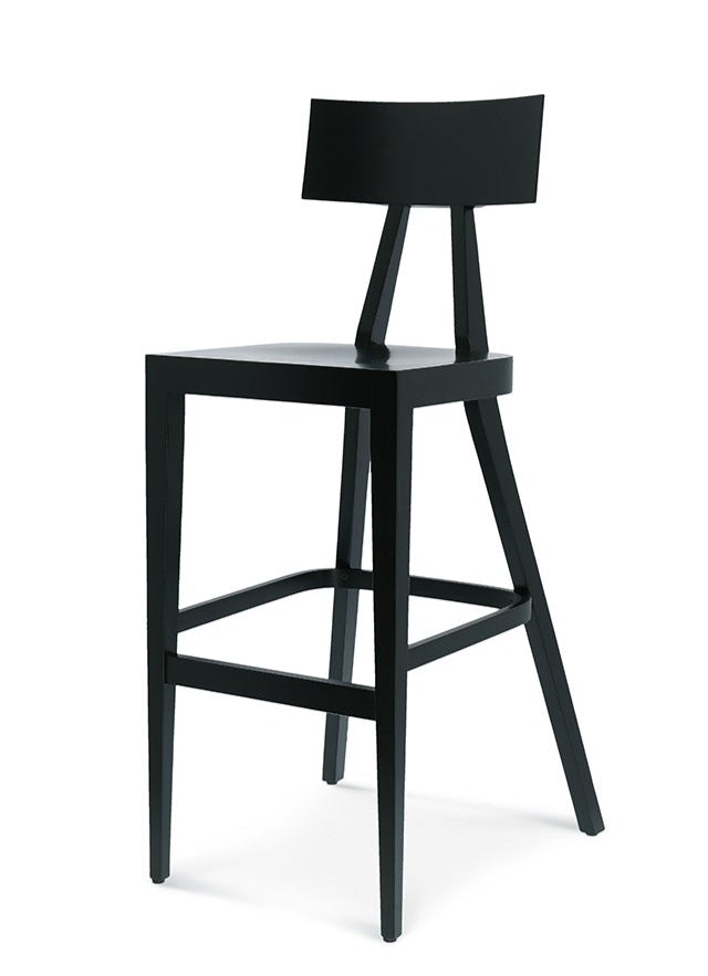 Drevená Akka BST-0336 – moderná cateringová barová stolička