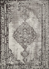 Altay Silver modern szőnyeg felülnézetből, ezüstös szürke színben