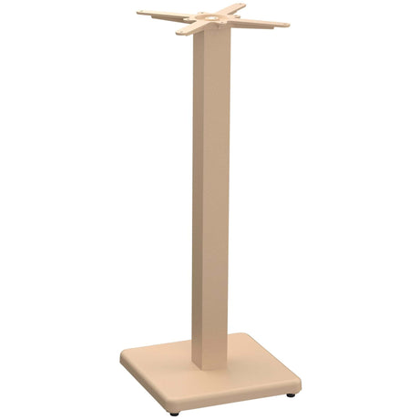 Ann bárasztal láb öntöttvas talppal, homok színben, 107 cm magas
