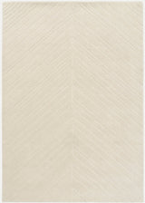 Arrow Beige gyapjú szőnyeg felülnézetből, bézs színben