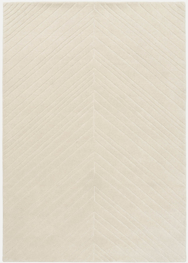 Arrow Beige gyapjú szőnyeg felülnézetből, bézs színben
