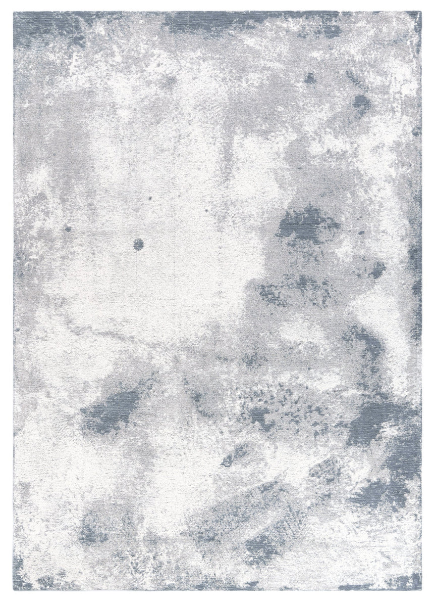 Atlas Gray modern szőnyeg felülnézetből, szürke színben