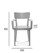 Fameg Solid B-9449 tömörfa szék enteriőrben