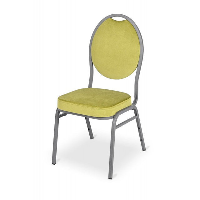 Maestro M02S bankettszék szemből, 20×20 mm-es acélvázzal