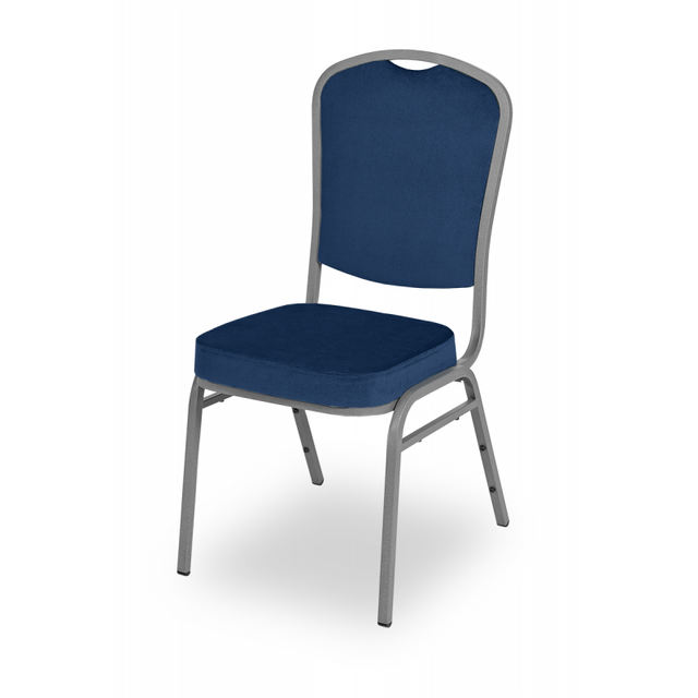 Maestro M03S bankettszék 25×25 mm acélvázzal, kárpitozott háttámlával