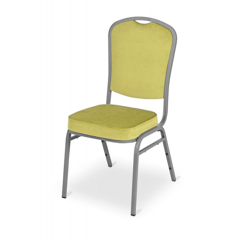 Maestro M03S bankettszék szemből, 20×20 mm-es acélvázzal