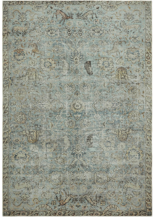Boho Mint modern szőnyeg enteriőrben