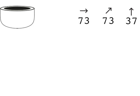Bold dohányzóasztal váz termékrajz