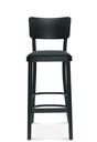 Fameg Novo BST-9610 bárszék íves fa háttámlával és fa ülőlappal