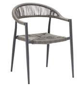 Záhradná stolička Jonah, sivá