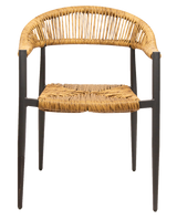 Záhradná stolička Jonah, prírodná farba