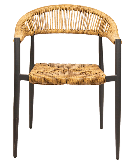 Záhradná stolička Jonah, prírodná farba