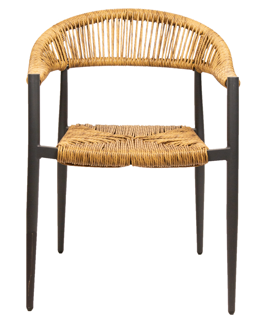 Záhradná stolička Jonah, prírodná farba