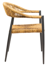 Záhradná stolička Jonah, prírodná farba