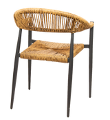 Záhradná stolička Jonah, prírodná farba