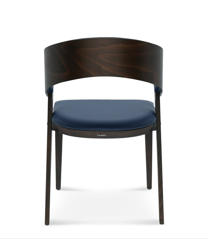 Drevená útulná reštauračná stolička B-1404