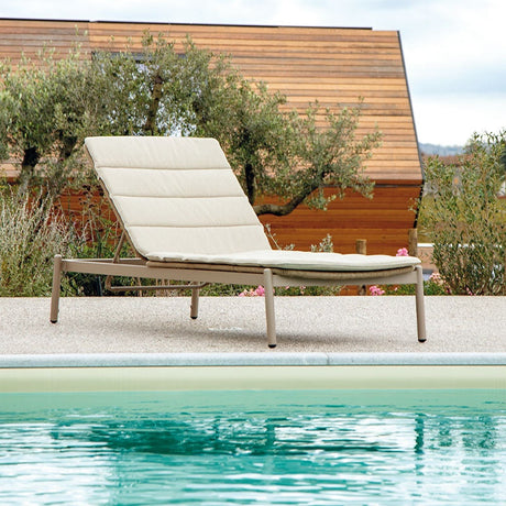 Lehátko Grattoni Atol, svetlohnedé