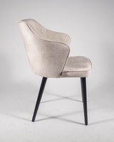 Jedálenská stolička OL Andor pevná v perleťovej farbe