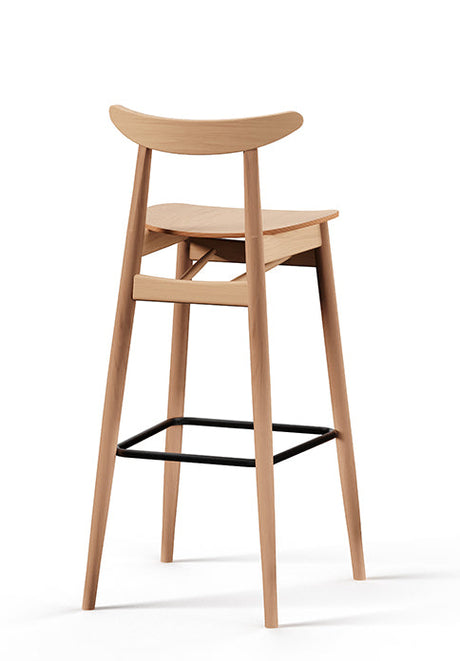 Drevená barová stolička Finn BST-1609/1 – moderná cateringová barová stolička
