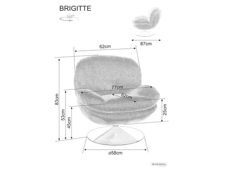 Kreslo Brigitte Brego III.