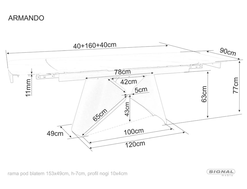 Jedálenský stôl Armando I.