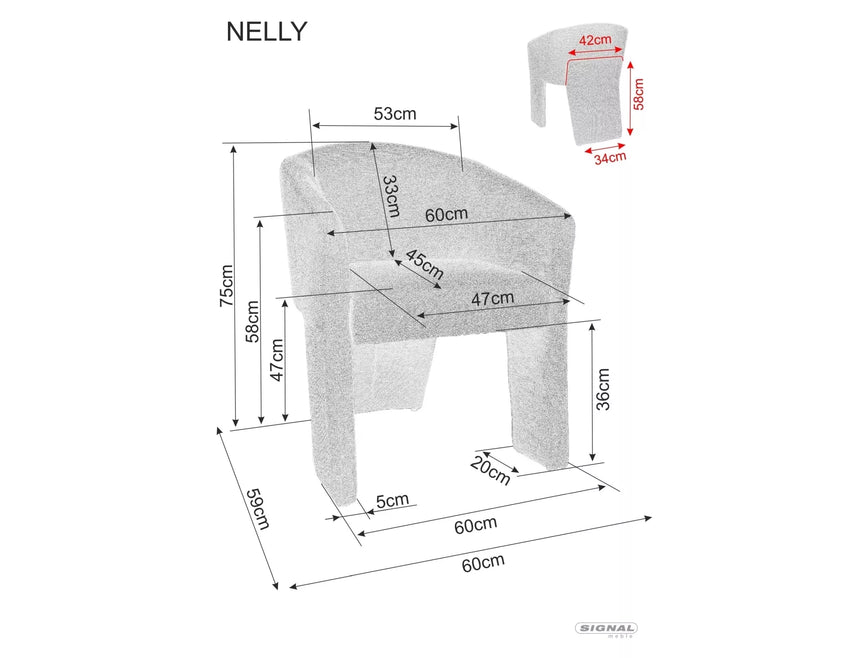 Kreslo Nelly Brego II.
