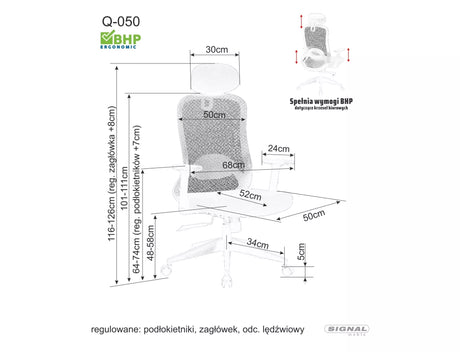 Kancelárska stolička Q-050