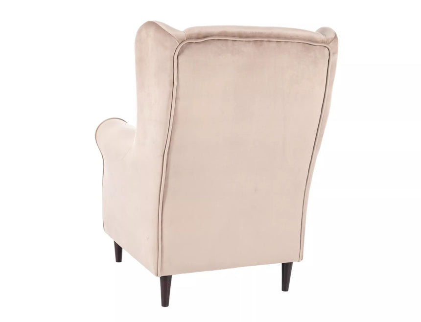 Zamatové kreslo Barón III.