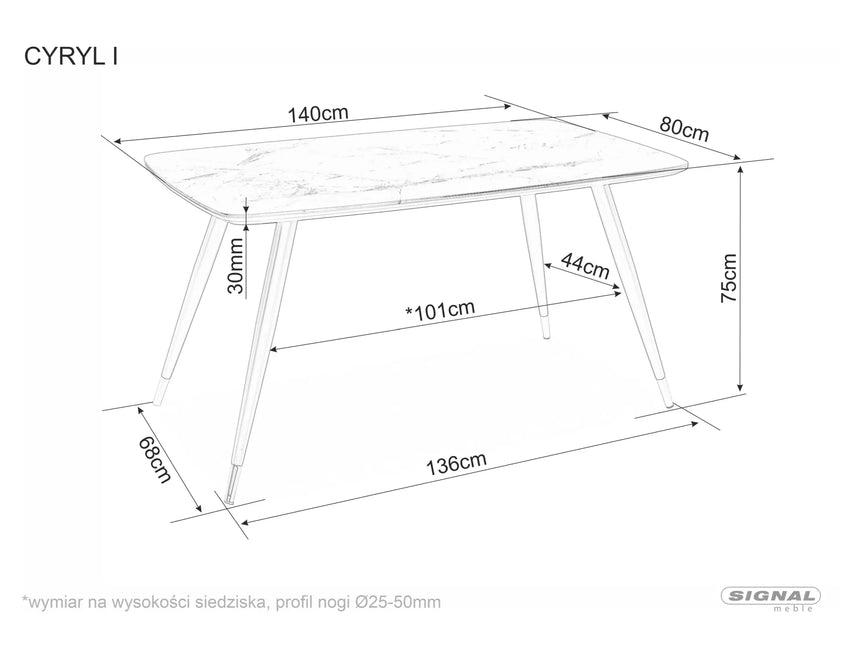 jedálenský stôl Cyryl I.