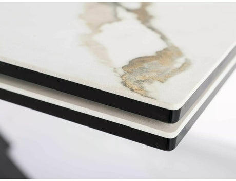 Jedálenský stôl Columbus Keramický Amber Bianco