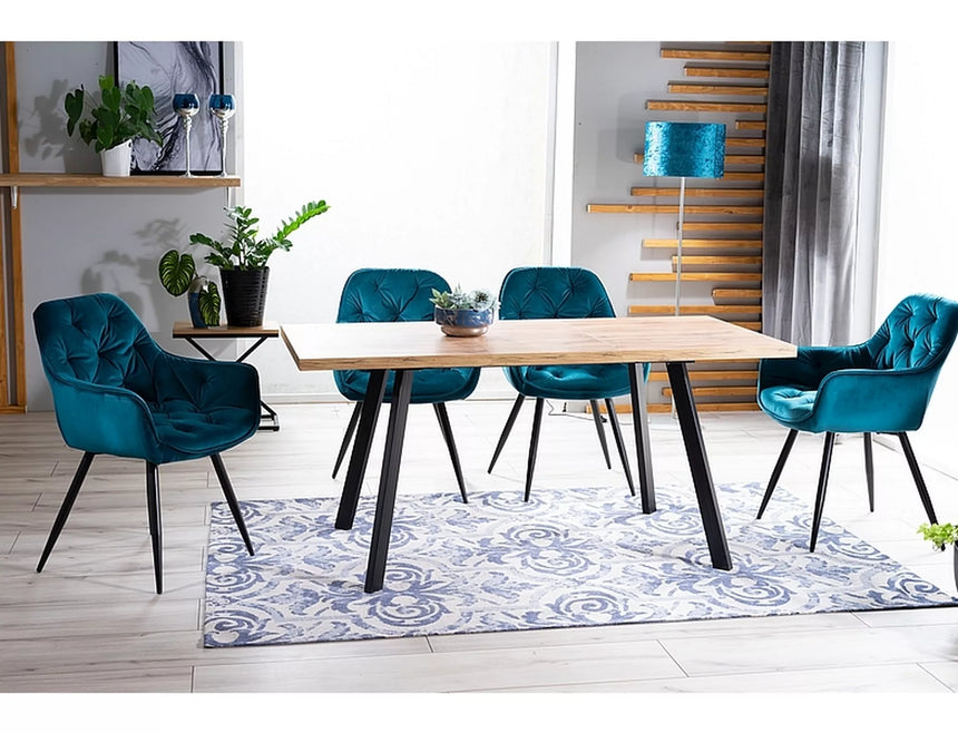 Tehlový jedálenský stôl