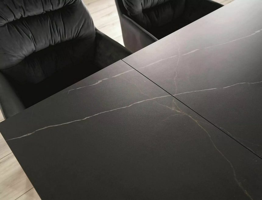 Jedálenský stôl Westin Keramika Sahara Noir