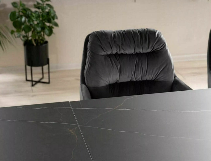 Jedálenský stôl Westin Keramika Sahara Noir