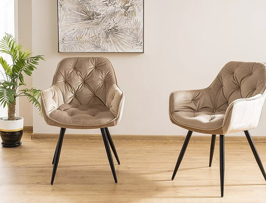 Zamatová stolička z čerešne I.