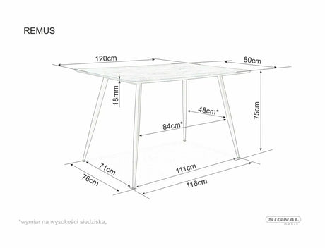 Jedálenský stôl Remus II