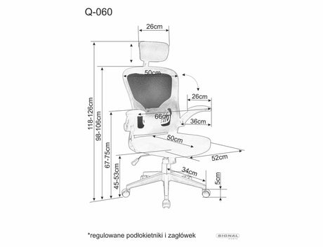 Kancelárska stolička Q-060