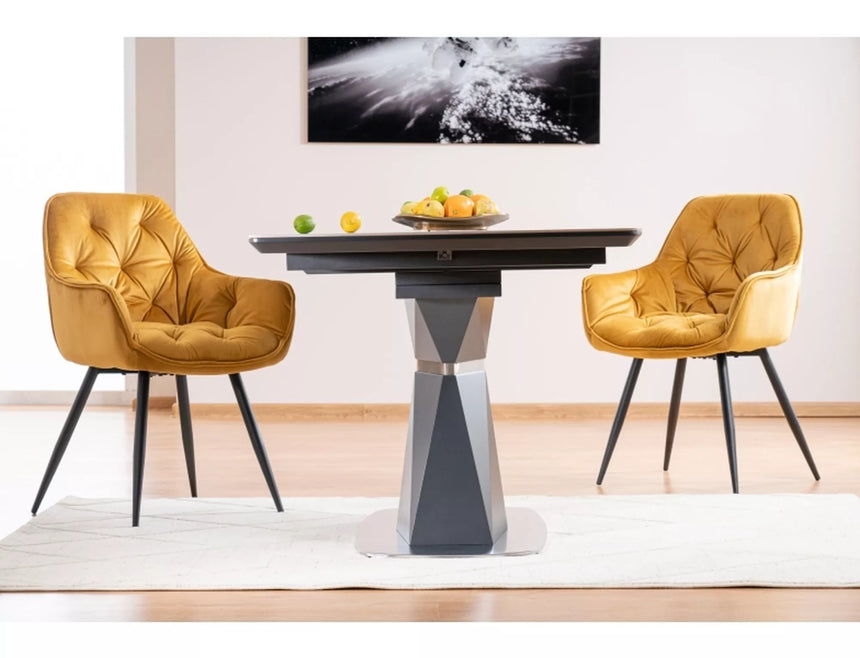 Zamatová stolička z čerešne III.