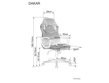 Kancelárska stolička Dakar II.