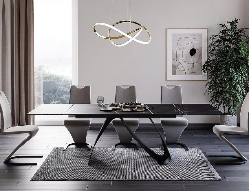 Jedálenský stôl z keramickej ocele Dune