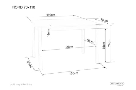 Jedálenský stôl Fiord I.