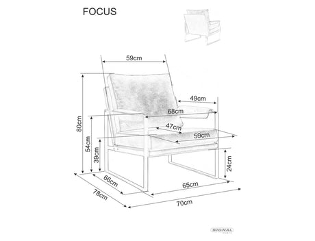 Kreslo Focus Brego II.