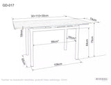 GD-017 stôl III. jedálenský stôl